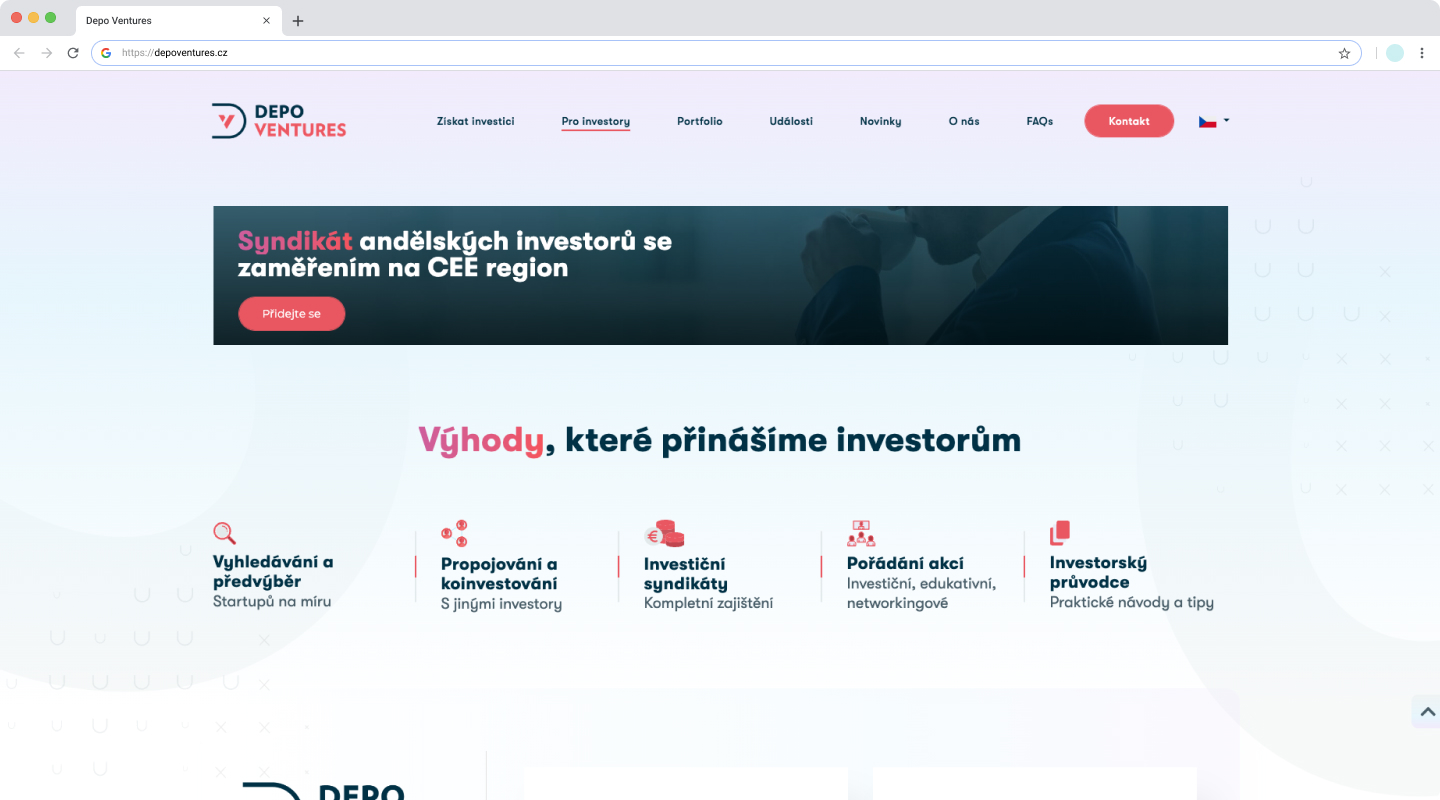 Depo Ventures desktop